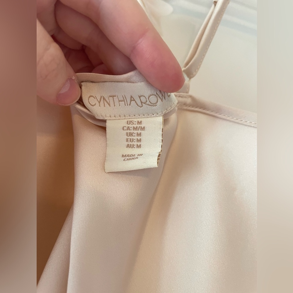 Cynthia Rowley Satin Flower Halter Top - Picture 5 of 5